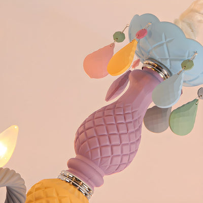 Morandi Chandelier - Pastel Metal Candle