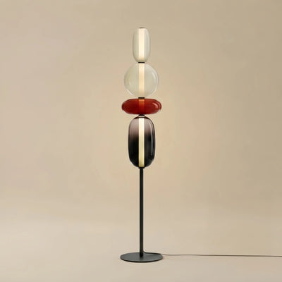 Prisma Modern Floor Lamp – Hand-Blown Crystal Interactive Design for Living Room Bedroom