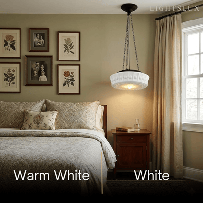 Crema Vintage Glass Pendant Light