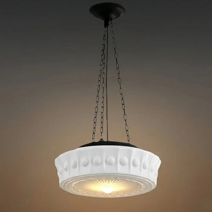 Crema Vintage Glass Pendant Light