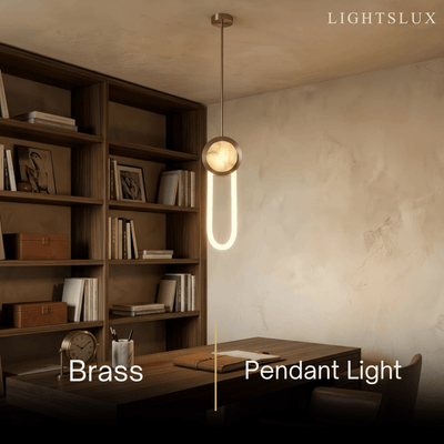 Irondale Industrial Pendant Wall Lamp -- Metal Black Brass for Bedroom Living Room Dining Room