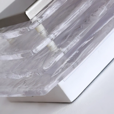 Velora Elegant Wall Light -- Layered Murano Glass for Living Room Details