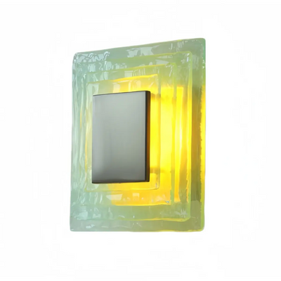 Velora Elegant Wall Light -- Layered Murano Glass for Living Room