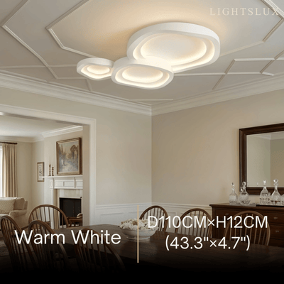 Velora Minimalist Cloud Multi-shape Ceiling Lamp——Cozy for Living Room