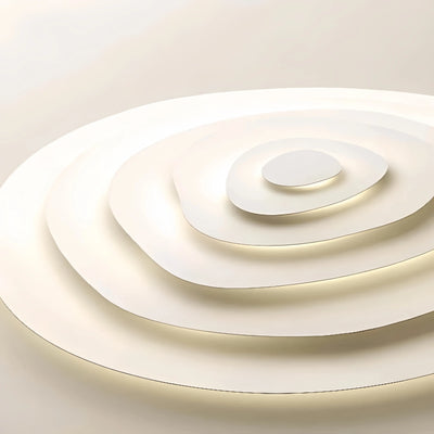 Velora Modern Indoor Ceiling Light -- Metal Body White Finish Dimmable for Living Room