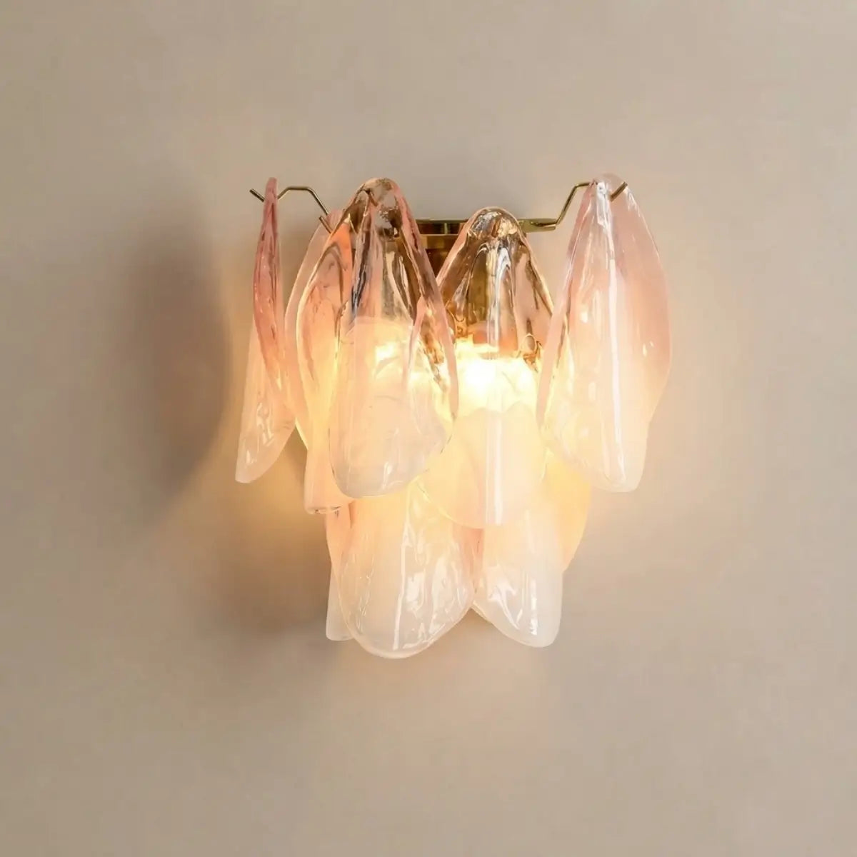 Lunara French Style Wall Lamp – Iron & Glass for Living Room01