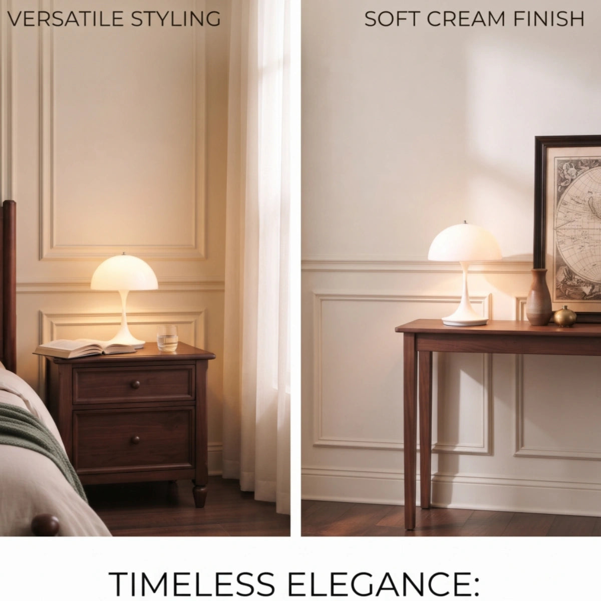 Vivara Minimalism Acrylic Table Lamp-- Touch Whiter for Be