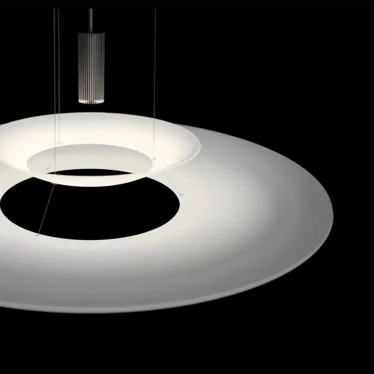 Nebula Modern Acrylic Chandelier – Multi-Tier Disc for Dining XI