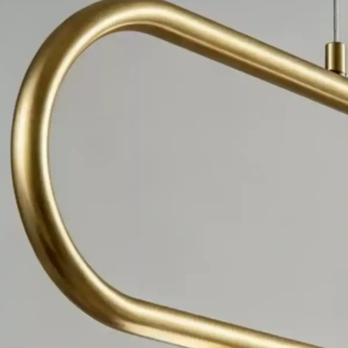 Nebula Modern Silicone LED Pendant Light – Linear Gold for Dining JIE