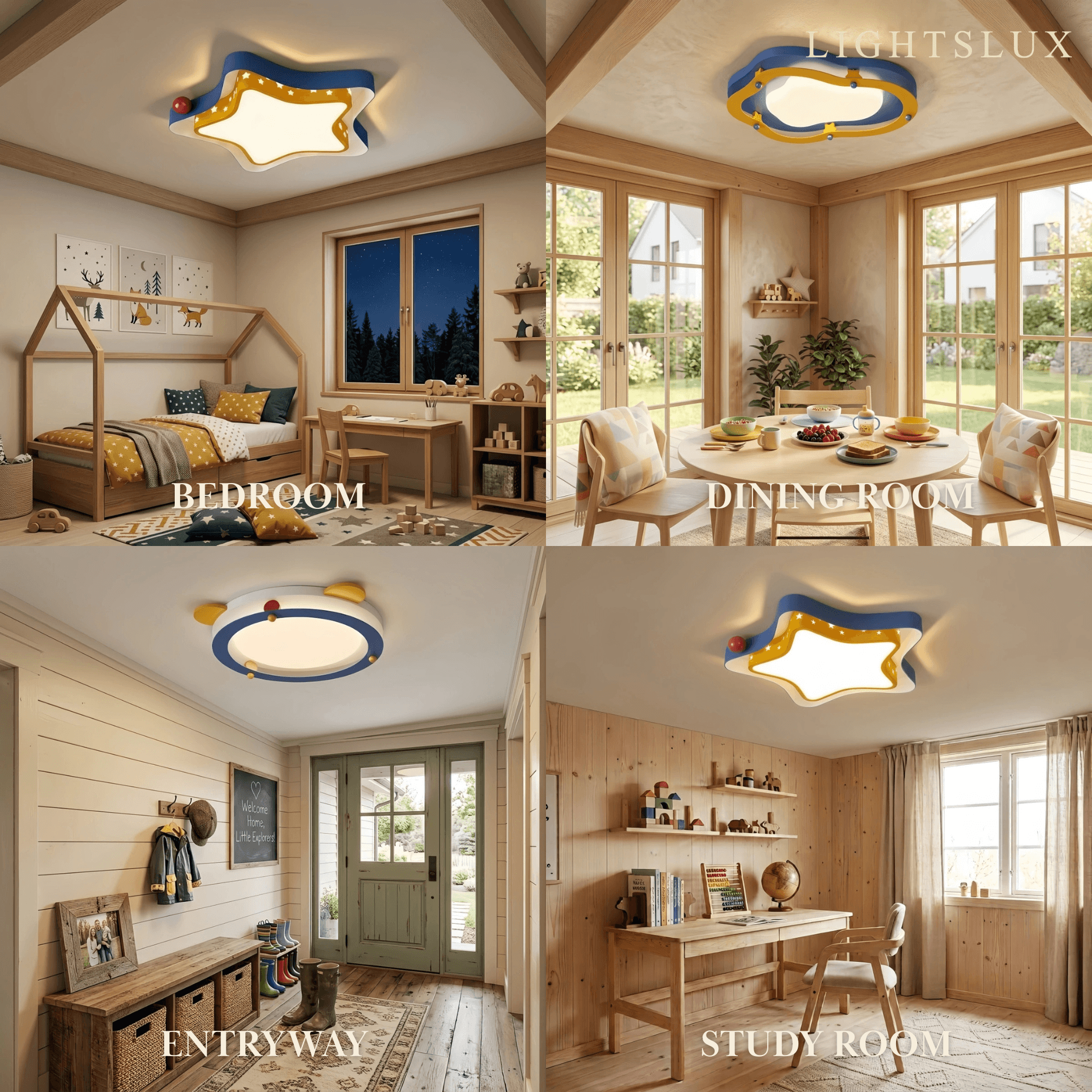 Morandia Ceiling Light--Multi-Color for Children's Bedroom
