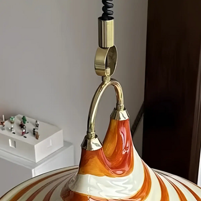 Vivara Art Deco Pendant Light-- Iron & Acrylic for Bedoom