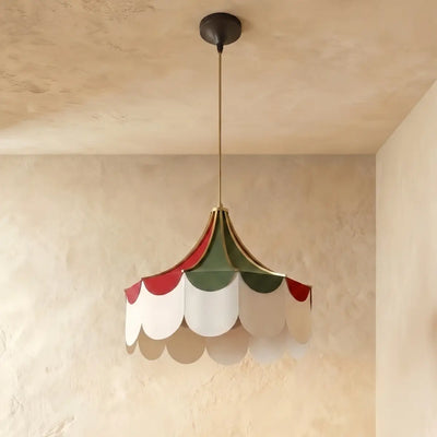 Vivara Cartoon Pendant Light – Multicolor Metal and Fabric for Bedroom