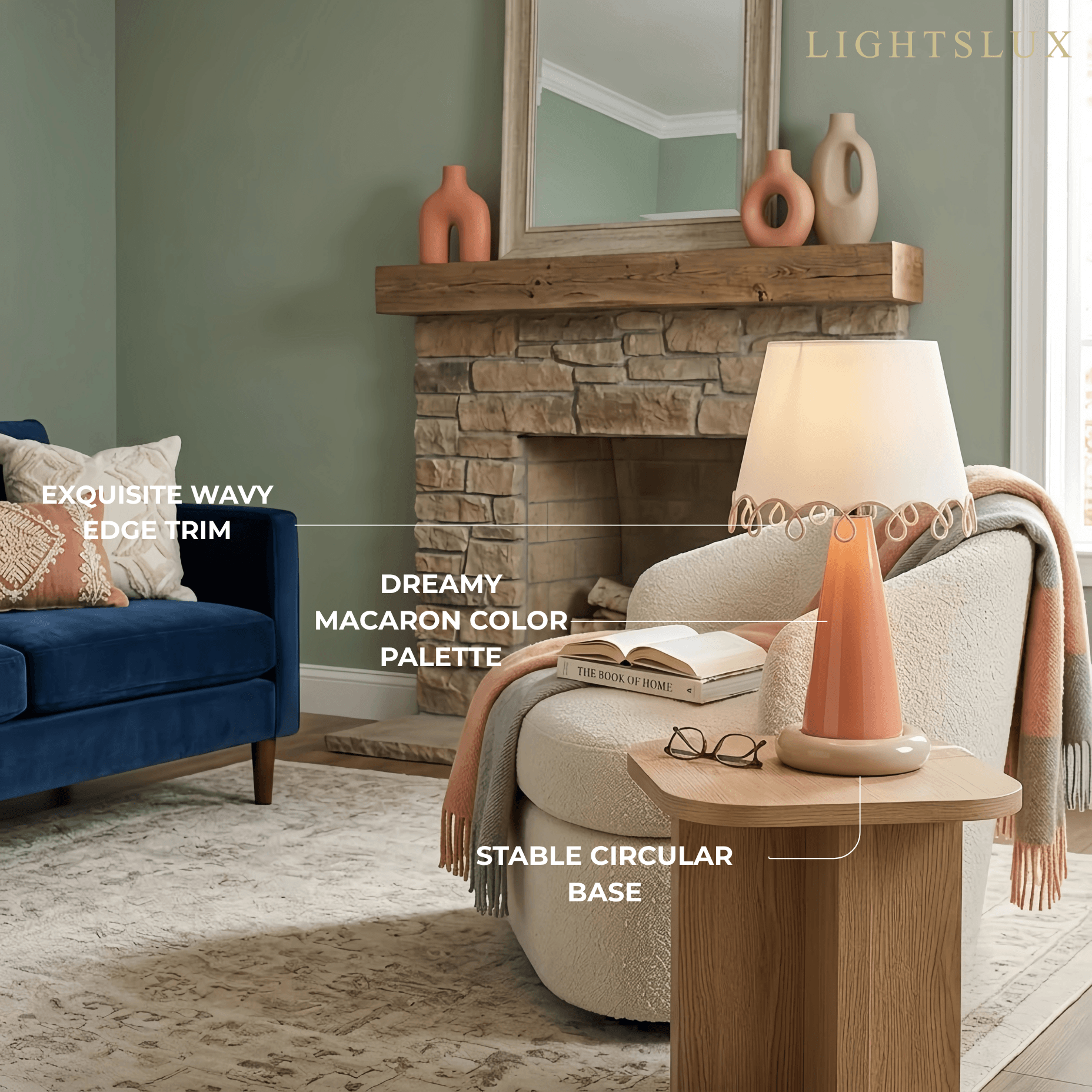 Morandia Nordic Table Lamp--Metal  for Bedroom