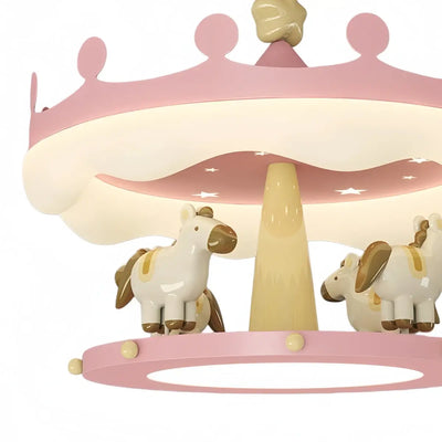 Cartoon Pendant Lamp -- Iron & PE Full-Spectrum LED Detail