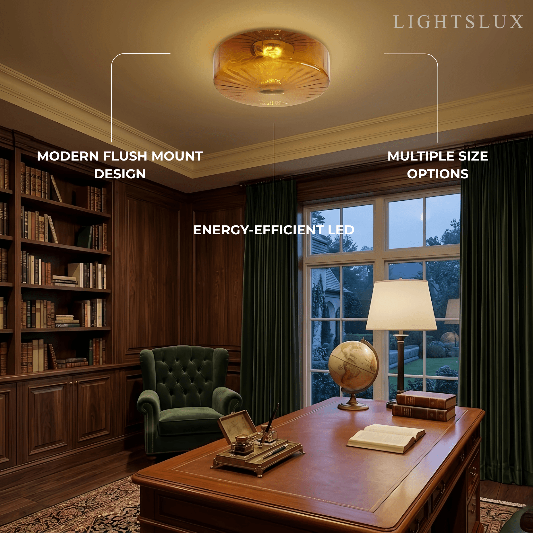 Modern_Round_Flush_Mount_Ceiling_Light_