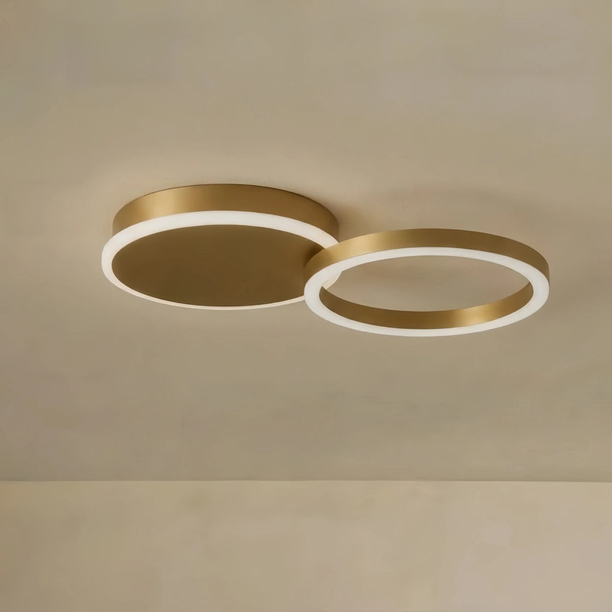 Nebula Ring Black/Gold Celing Light, 4Style, for Bedroom/Living 