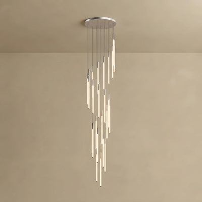 Chandelier - Waterfall Design for Staircases & High Ceilings