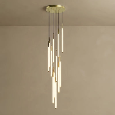 Chandelier - Waterfall Design for Staircases & High Ceilings