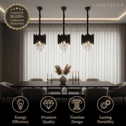 Modern Obsidian Mini Pendant Light