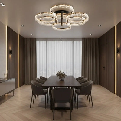 Modern Surface Mount Ceiling Light – Dimmable LED Light for Bedroom/Living Room