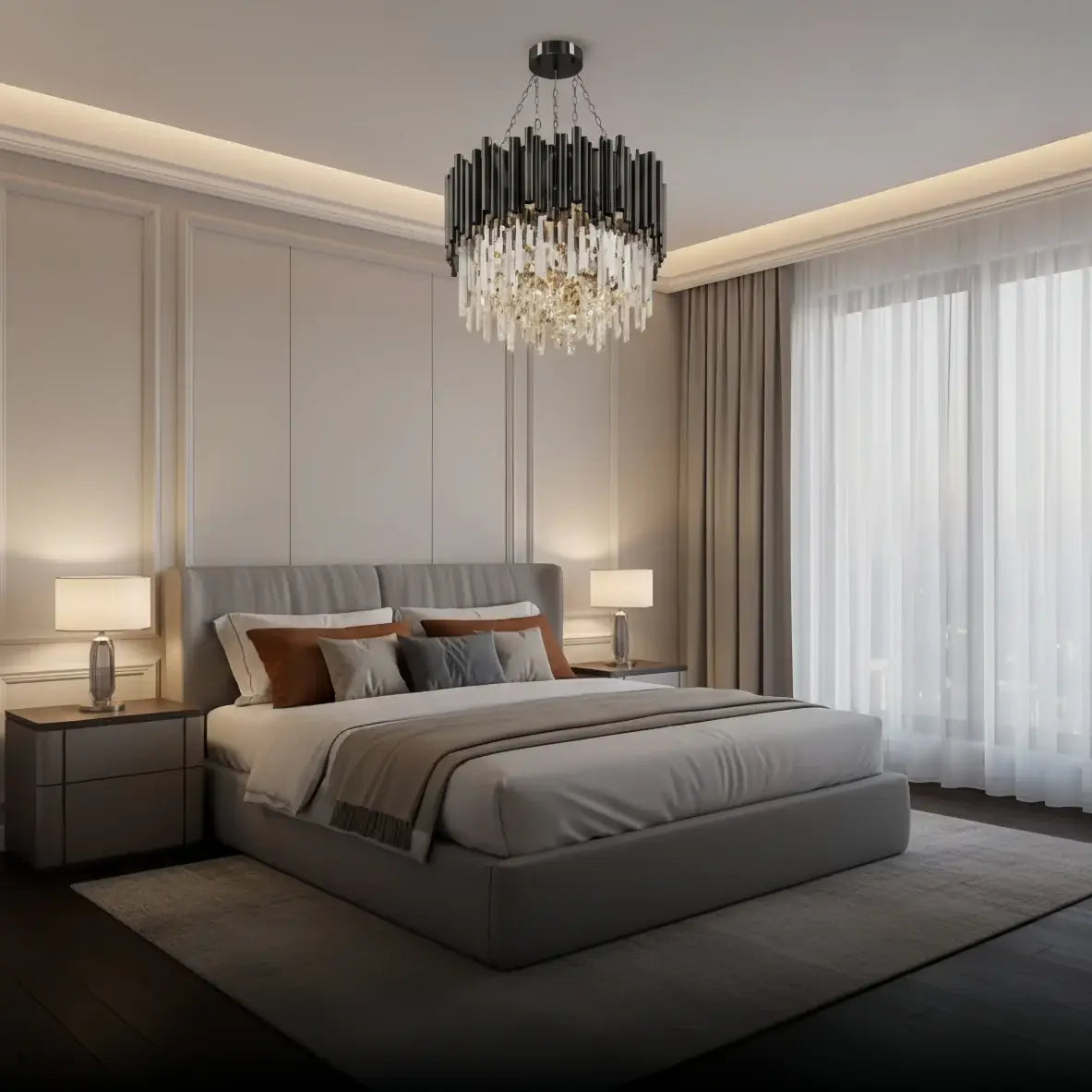 Excelis Modern Crystal Chandelier