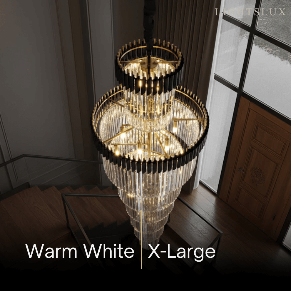 Excelis_Luxury_Cone_Crystal_Chandelier