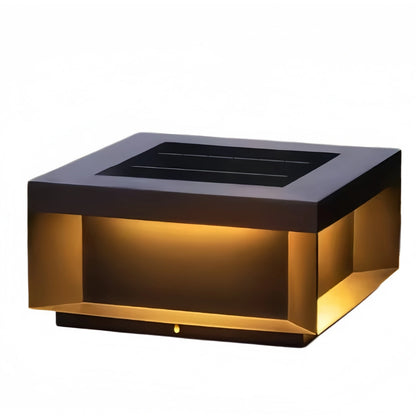 Arcato Modern Solar Rectangle Ground Light – Stainless Steel Pathway & Garden Light