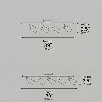 Minimalist Linear Track Light