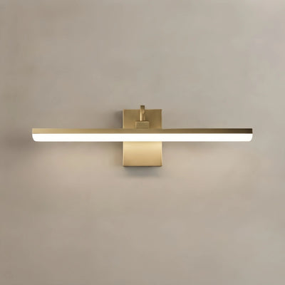 Arcato Modern Vanity Light – Horizontal Light Bar in Matte Black/Brushed Gold for Bathroom