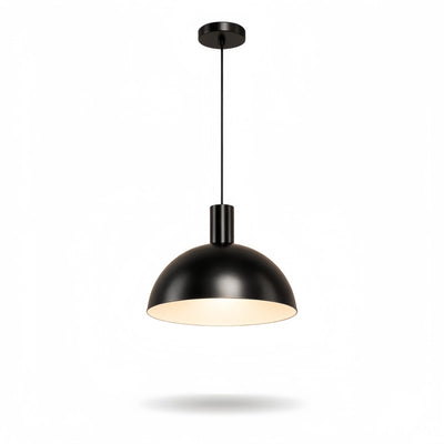 Irondale Mid-Century Pendant Light – Solid Brass in Brushed Gold/Black Matte for Dining Room
