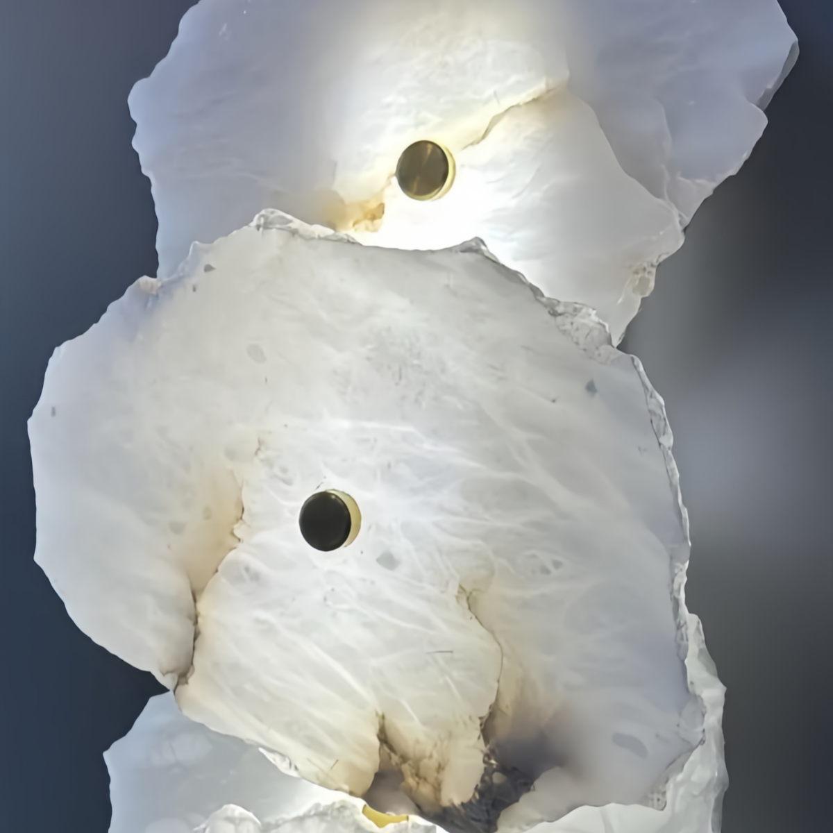 Excelis Royal Alabaster Petal Wall Sconce  for Living Room