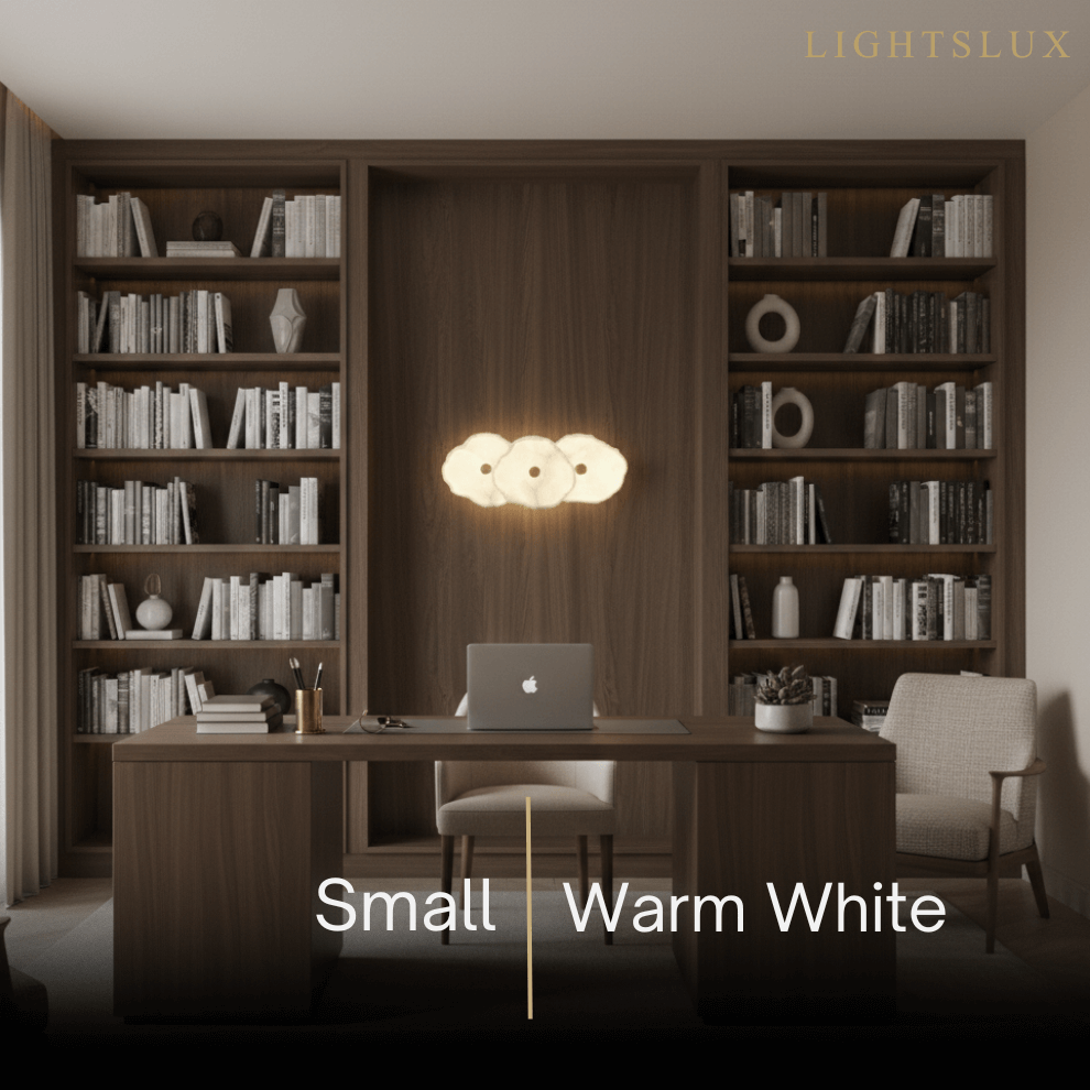 Excelis Royal Alabaster Petal Wall Sconce for Living Room