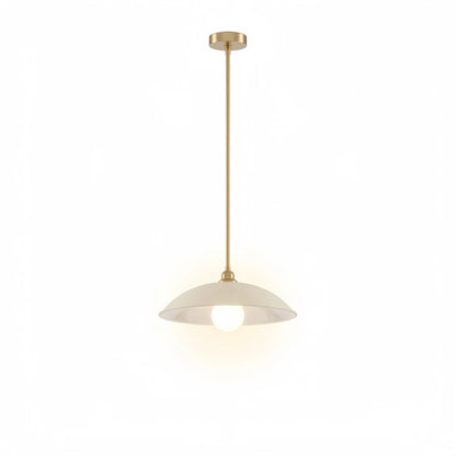 Sandora Modern Alabaster Dome Pendant – Brushed Gold Frame Soft Inviting Glow Kitchen Island