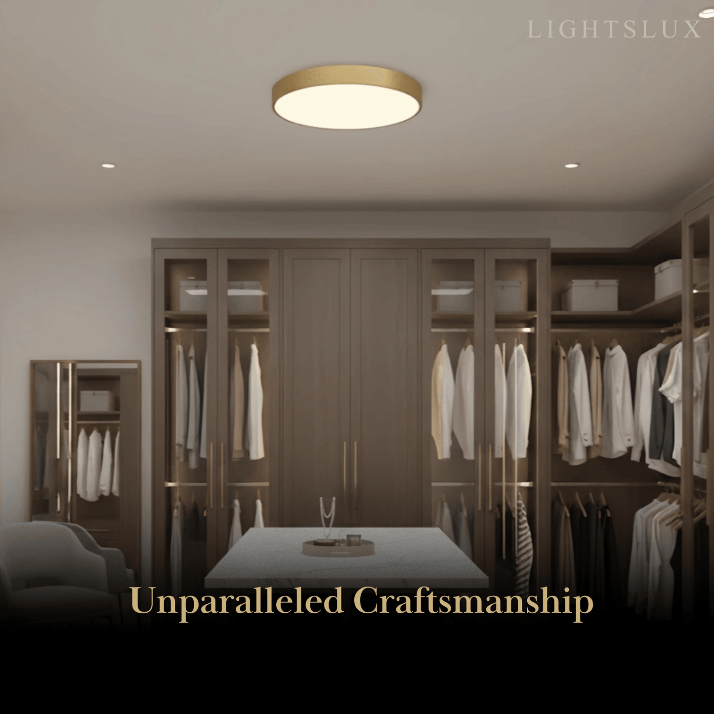 Excelis Solid Brass Ceiling Light