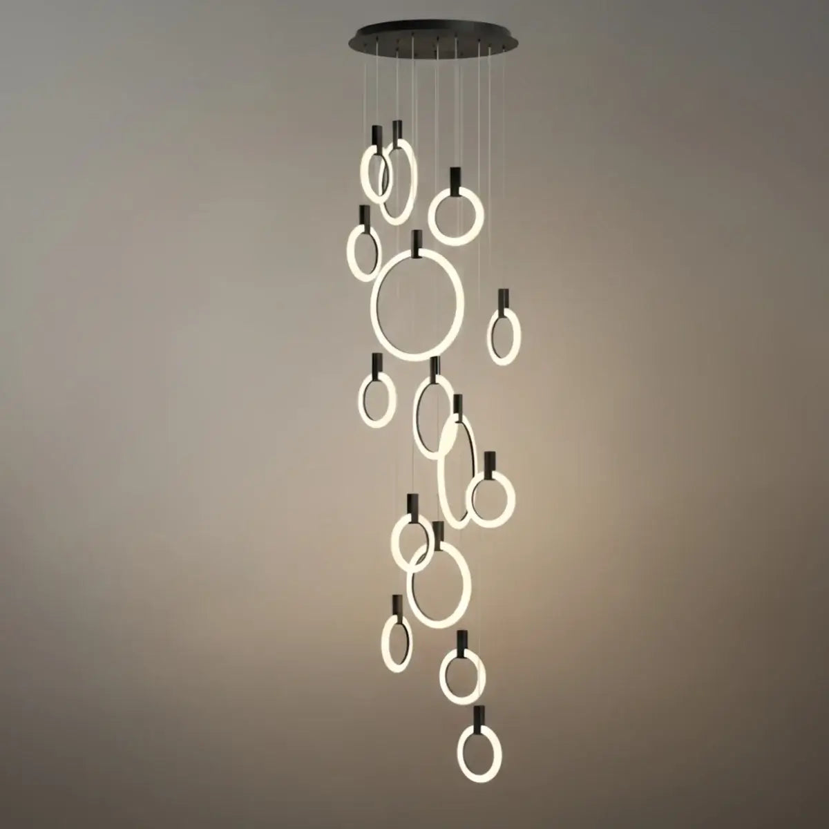 Excelis_Luxury_Layered_Ring_Chandelier