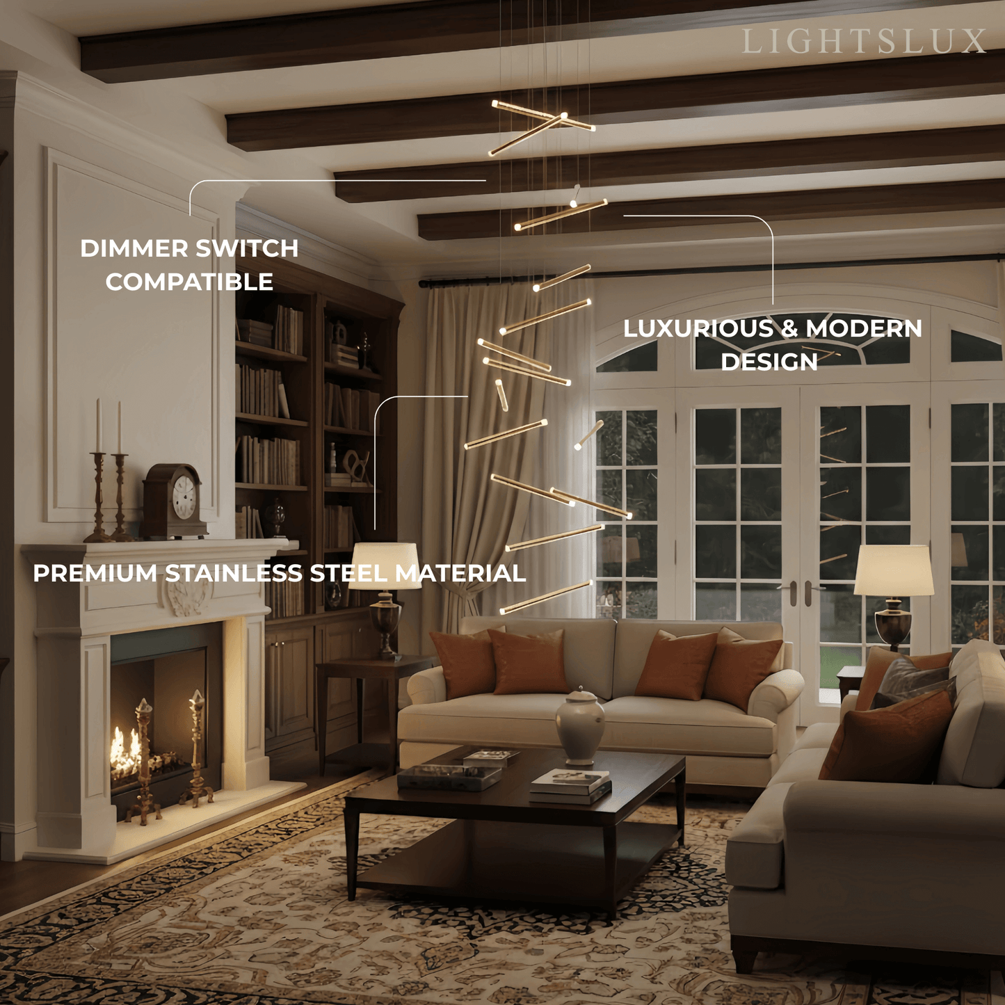 Nebula_Luxury_Flowing_Gold_Chandelier