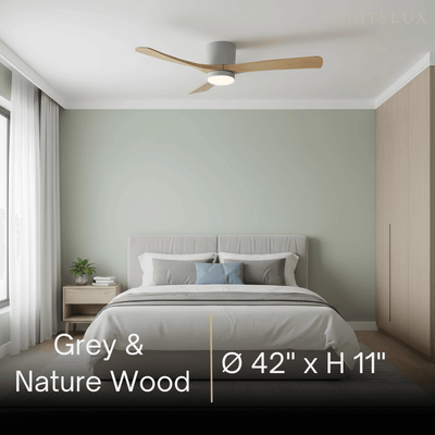 Lunara Nordic Ceiling Fan Light