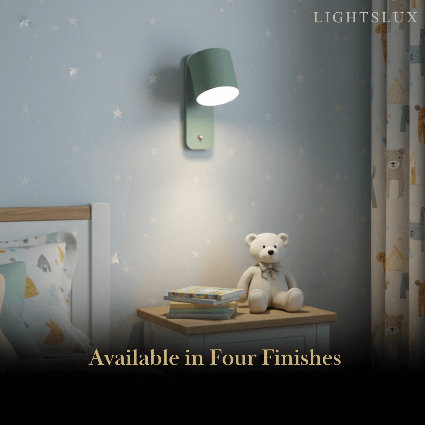 Modern Wall Lamp – Rotatable Cylinder Macaron Color Palette