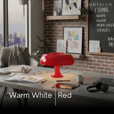 Mahara Mid-Century Modern Mushroom Table Lamp