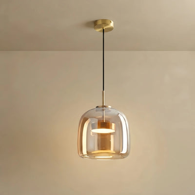 Modern Hand-Blown Pendant Lamp 