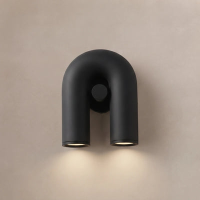 Prisma Modern Modular Wall Lamp — Movable U-Shape ABS & Aluminum Light