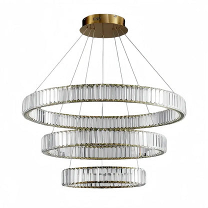 Modern Interlaced Ring Pendant Light 