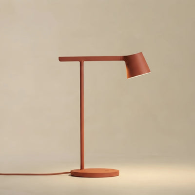 Minimalist Adjustable Table Lamp — Opal Acrylic for Study-RED