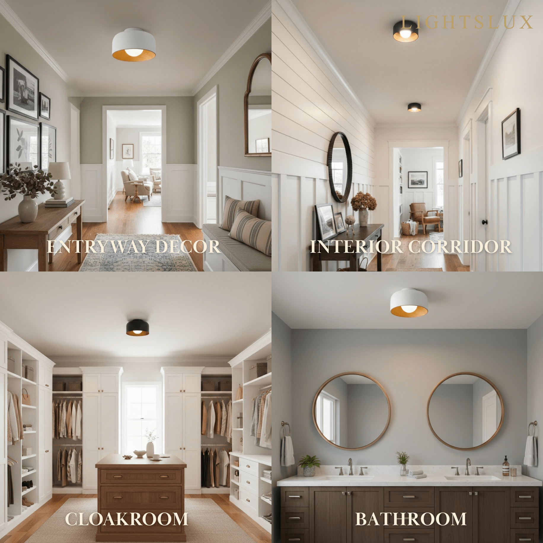 Modern Industrial Sphere Ceiling Light