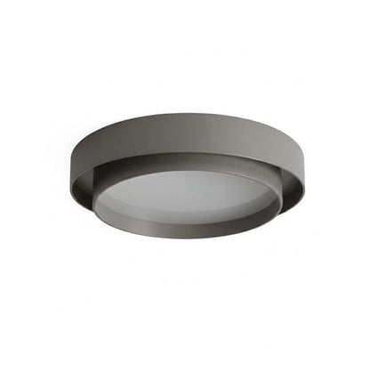 Contemporary Cylinder Ceiling Light — Matte Neutral LED