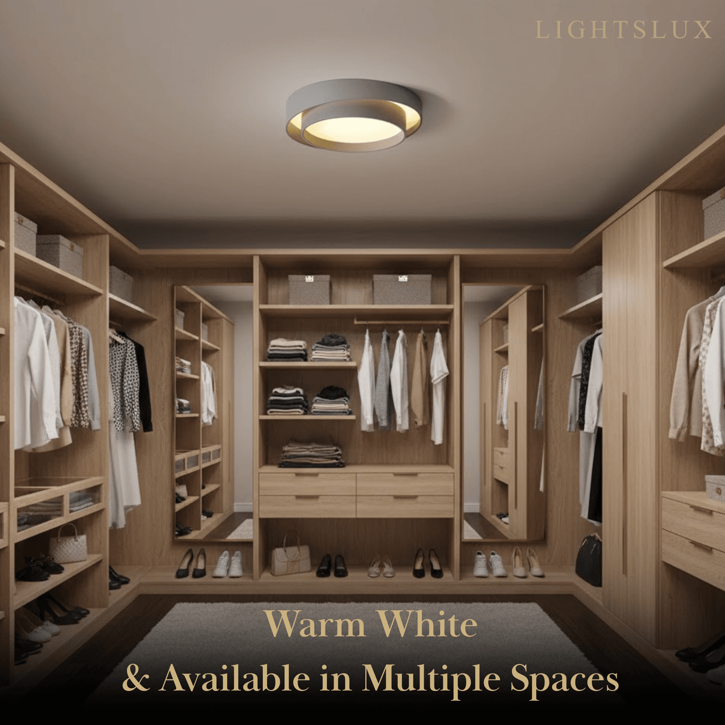 Contemporary Cylinder Ceiling Light — Matte Neutral LED for Living Room