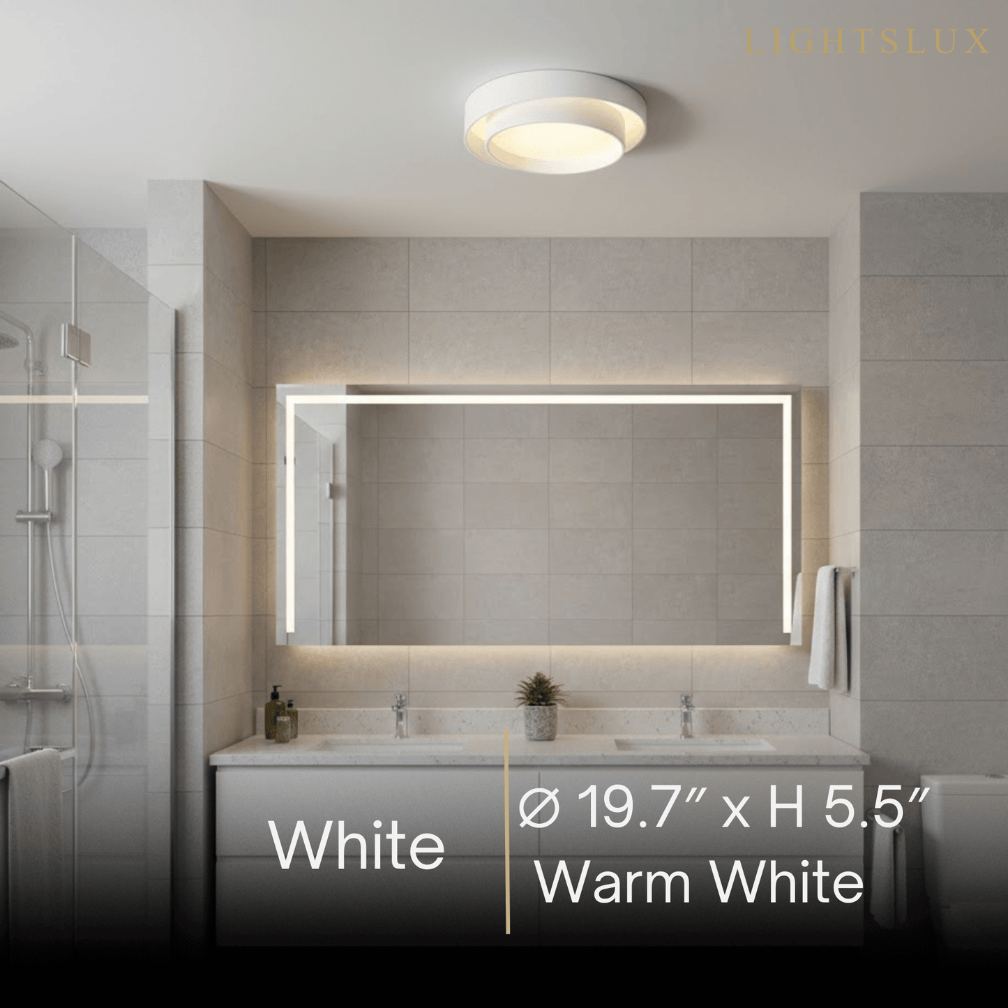 Contemporary Cylinder Ceiling Light — Matte Neutral LED for Living Room