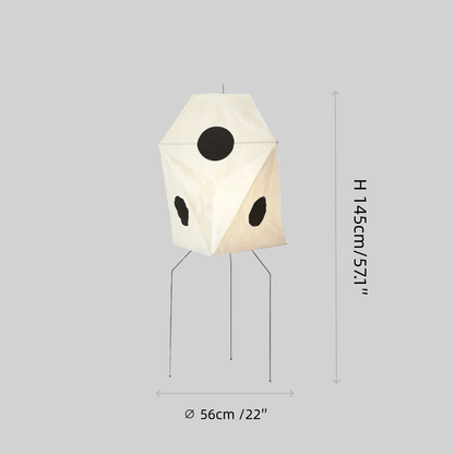 Japanese Rice Paper Floor Lamp