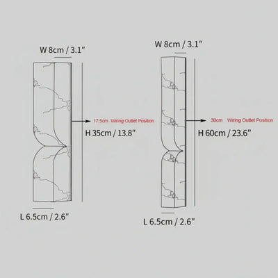 Modern Alabaster Wall Sconce – LED Stone Wall Light