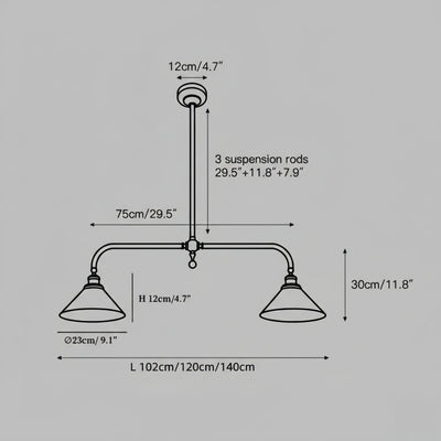 Modern Brass Pendant Light – White Ceramic Island Chandelier